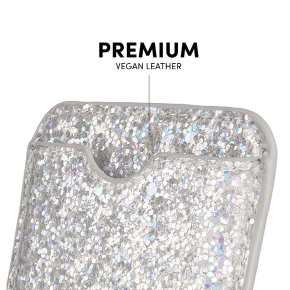 Case•Mate Magnetic Card Holder for iPhone or MagSafe compatible Case in Sparkle - Picture 6 of 8